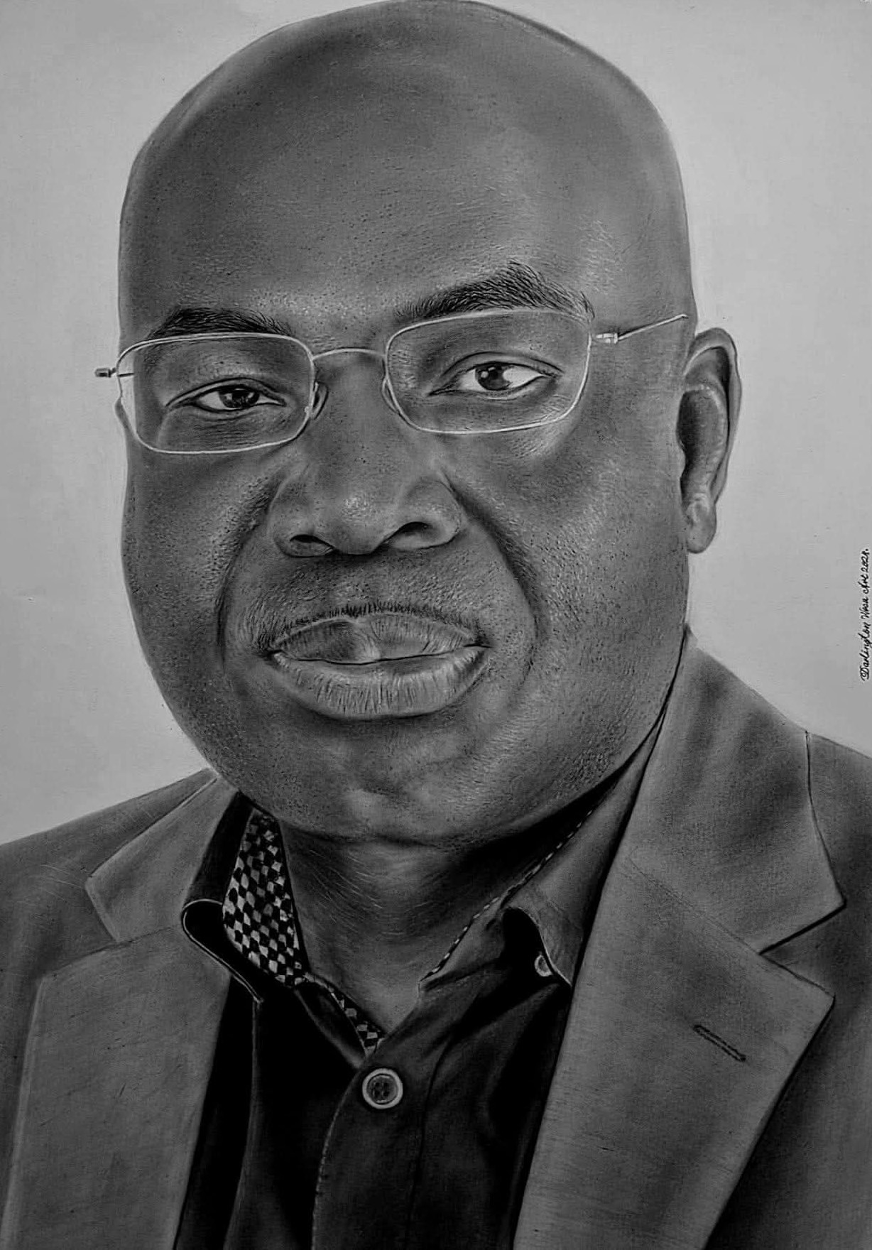 Graphite realism drawing