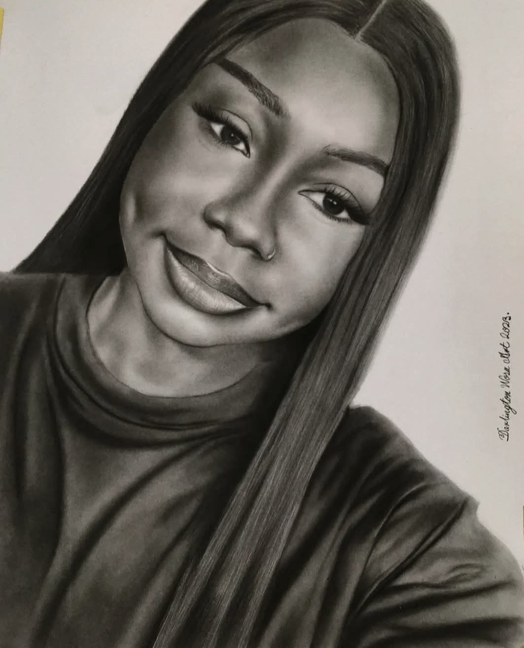 Portraiture in progress